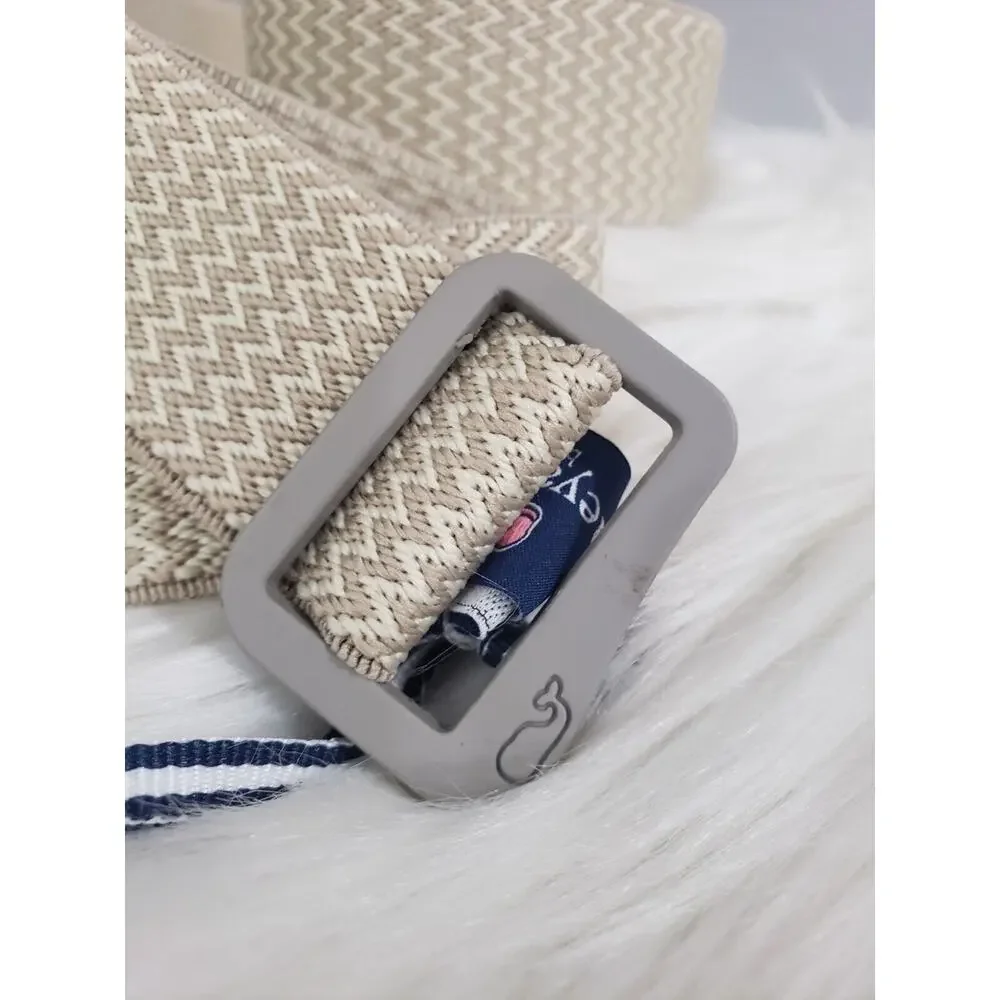 NEW Vineyard Vines‎ Size XL Belt D-Ring Stretch KHAKI Tan Beige Golf Big Tall